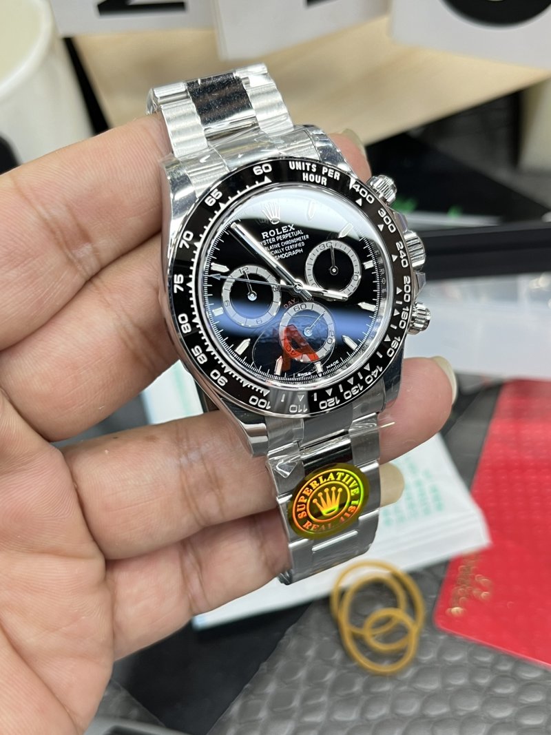 Rolex Daytona Black Ceramic 40mm Chronograph Watch view