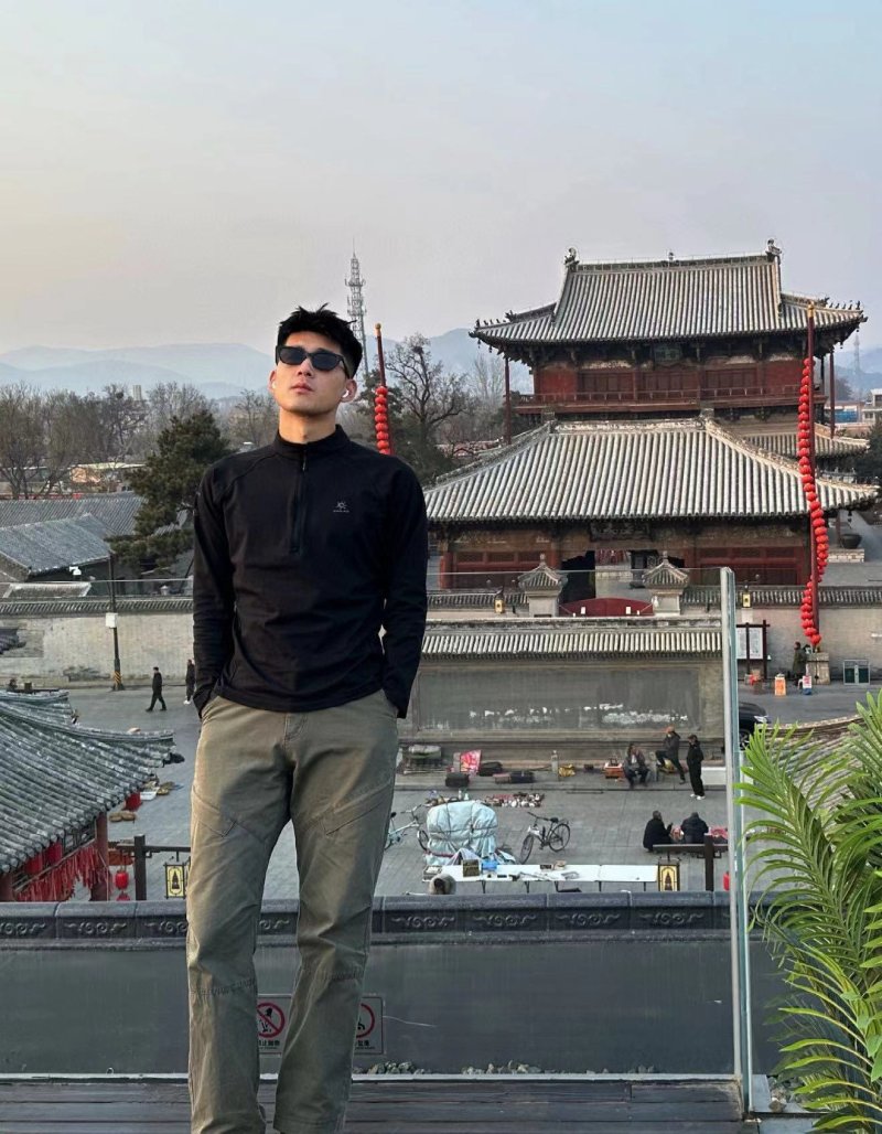 Black Quarter-Zip Long-Sleeve T-Shirt
