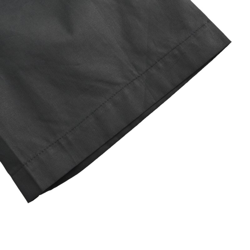 Black Monogram Short Sleeve Button-Up Shirt view