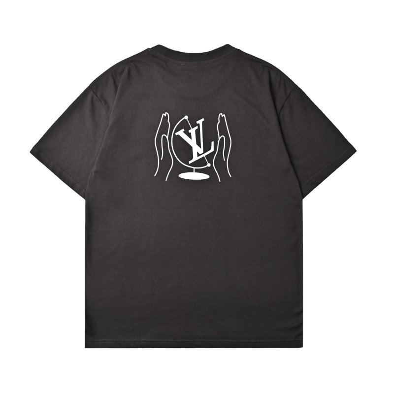 Black Graphic Short Sleeve T-Shirt with Embroidered Logo view
