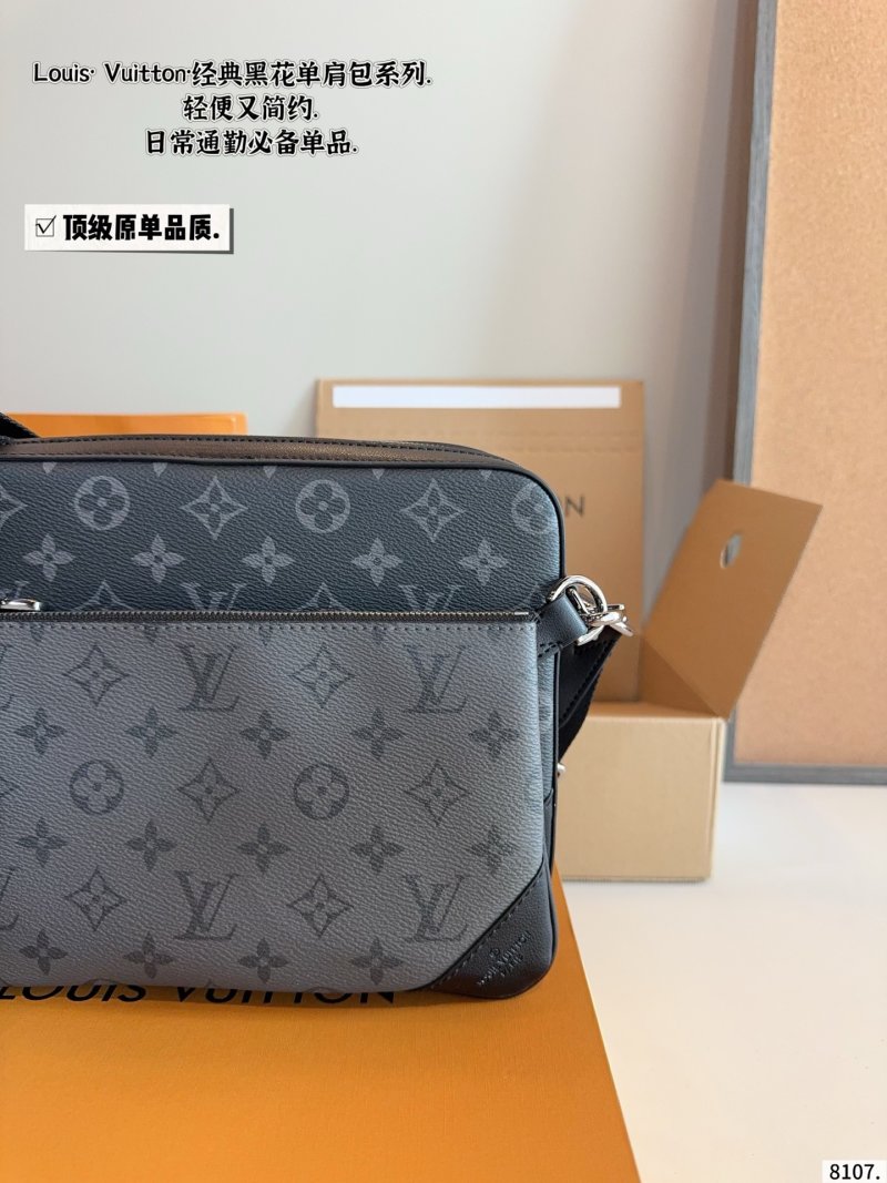 Louis Vuitton Pochette Trio Monogram Canvas Shoulder Bag Black view