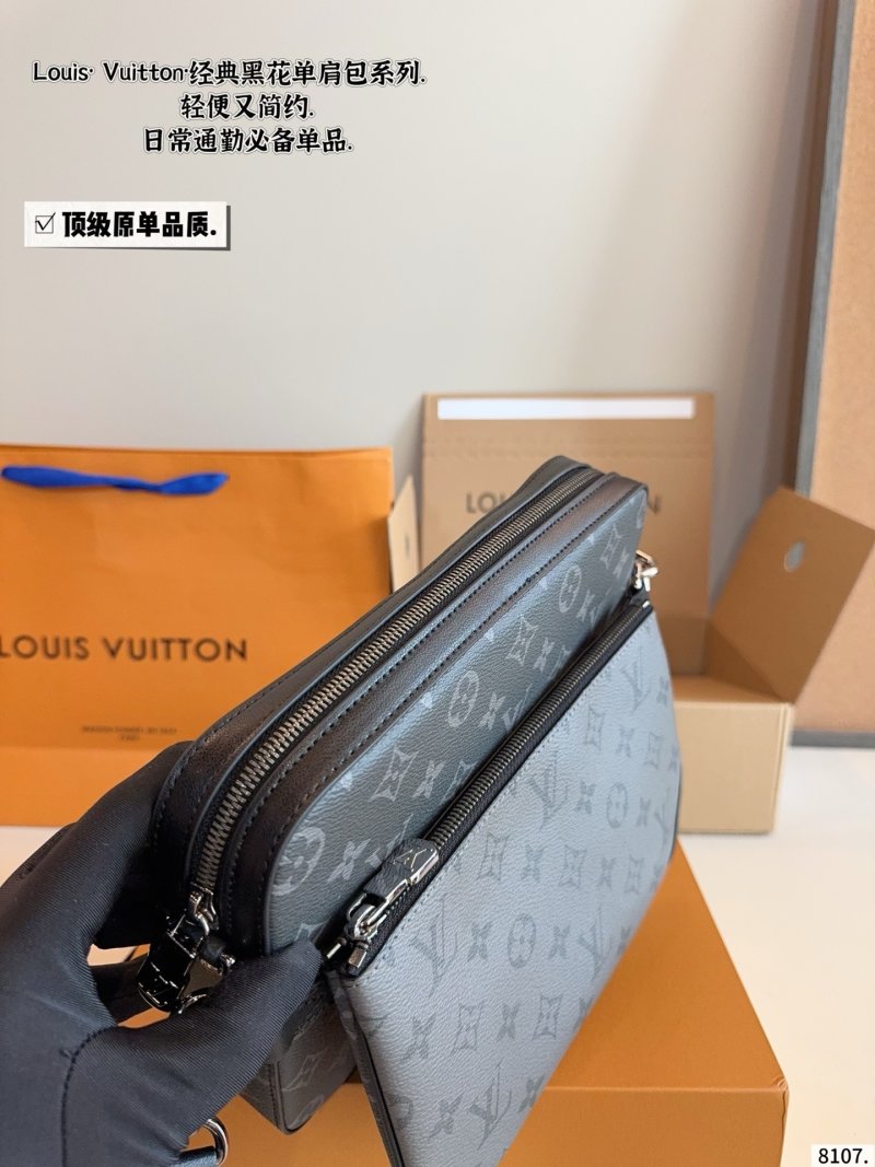 Louis Vuitton Pochette Trio Monogram Canvas Shoulder Bag Black view