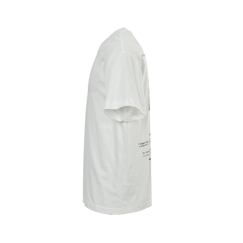 Stone Island White Graphic T-Shirt Formula Steel Autumn Winter view