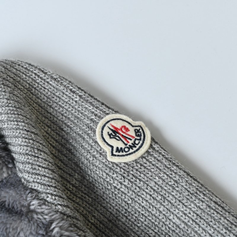 Beige Quilted Down Puffer Jacket with Ribbed Sleeves view