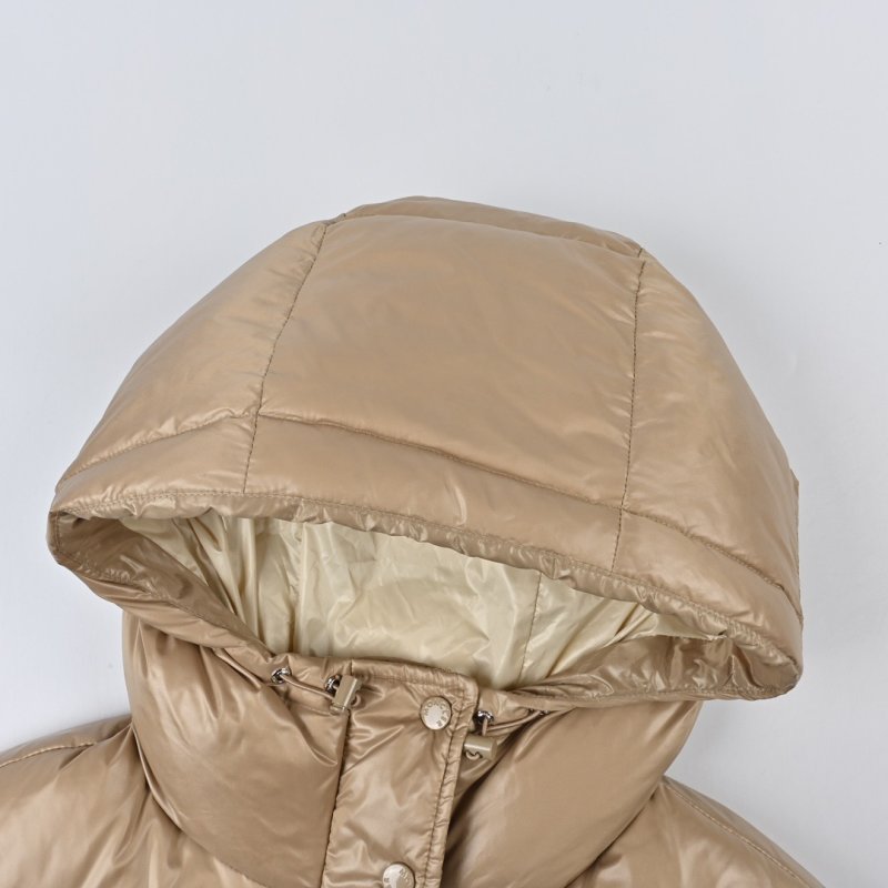 Moncler Beige Quilted Down Puffer Jacket view