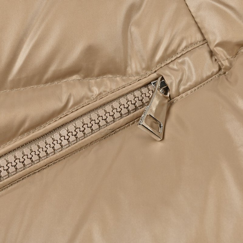 Moncler Beige Quilted Down Puffer Jacket view