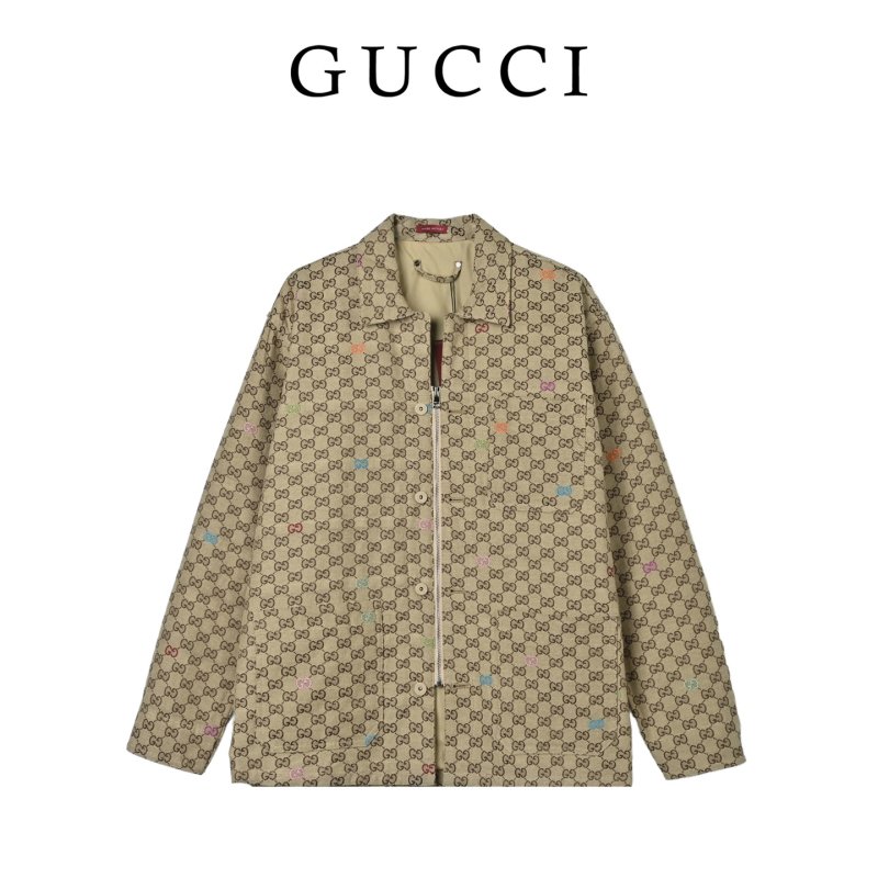 Gucci GG Monogram Blazer Jacket Beige view