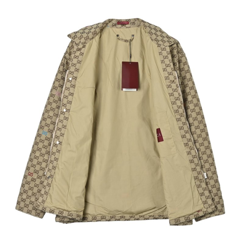 Gucci GG Monogram Blazer Jacket Beige view