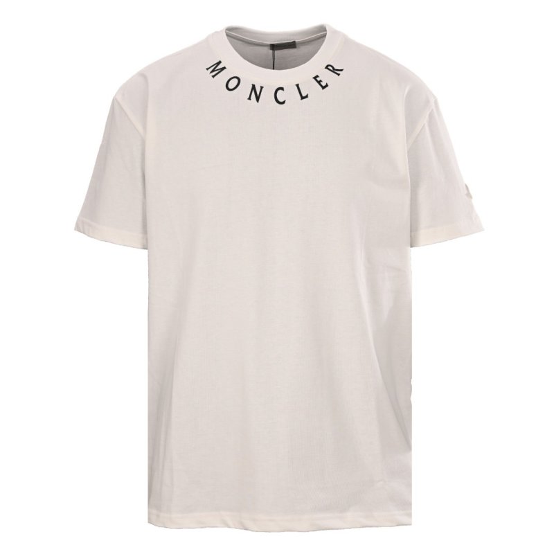 Moncler White Logo T-Shirt view