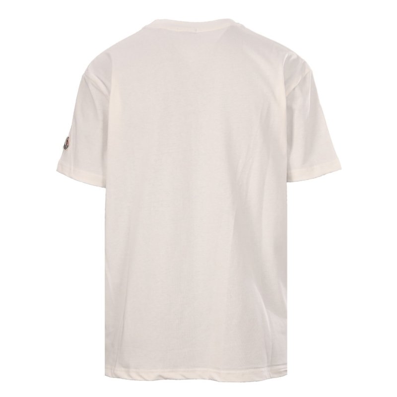 Moncler White Logo T-Shirt view