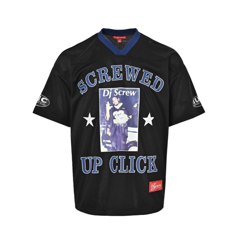 Screwed Up Click DJ Screw Black Graphic T-Shirt view