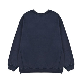 Supreme Cracked Box Logo Crewneck Sweatshirt Navy view 4
