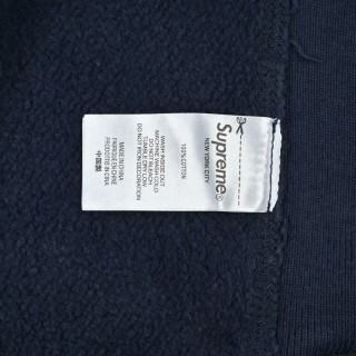 Supreme Cracked Box Logo Crewneck Sweatshirt Navy view 9