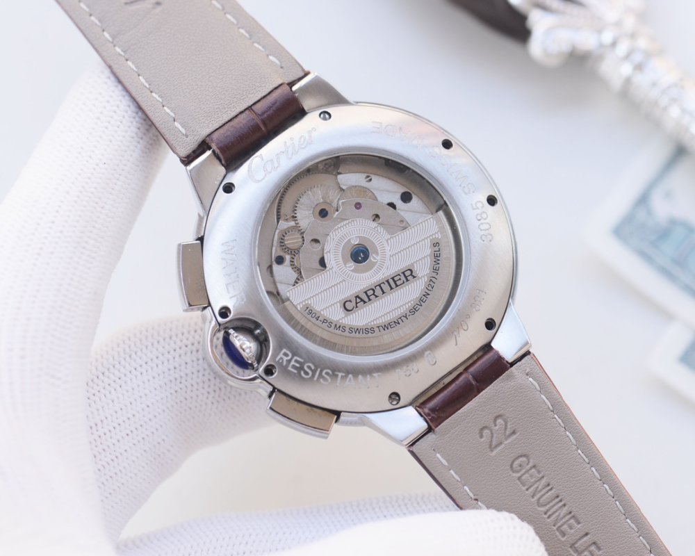 Cartier Rotonde Skeleton Automatic Men's Watch 44mm Silver view