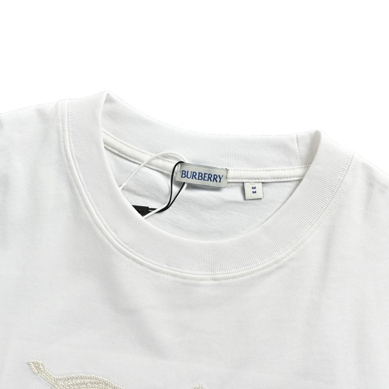 Burberry Embroidered Animal T-Shirt Cream view