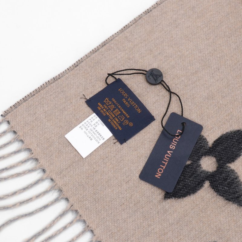 Louis Vuitton LV Monogram Gradient Wool Cashmere Scarf - Grey view