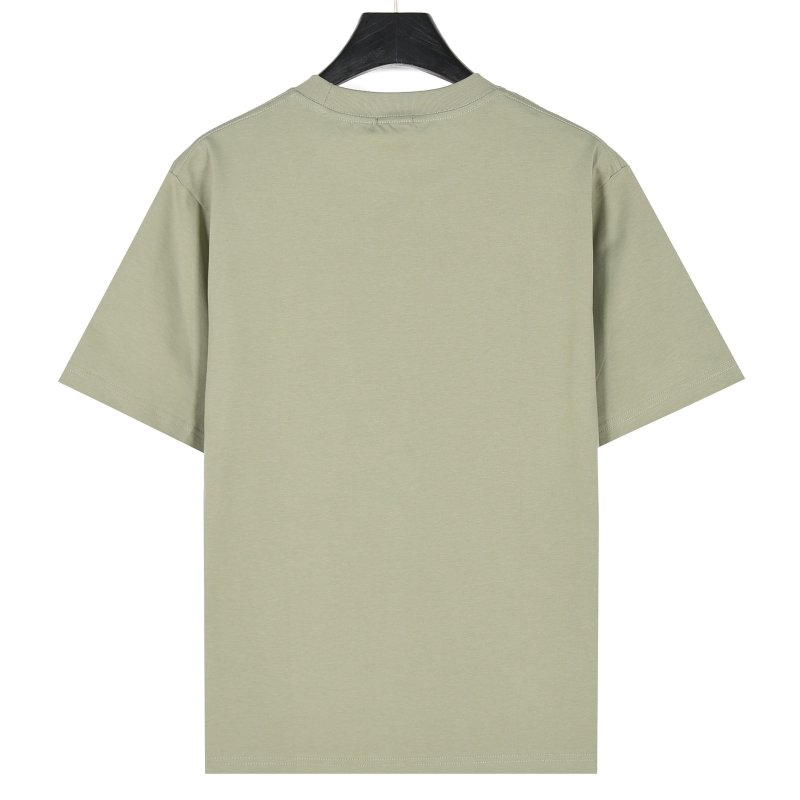 Sage Green Graphic Print Short Sleeve T-Shirt view