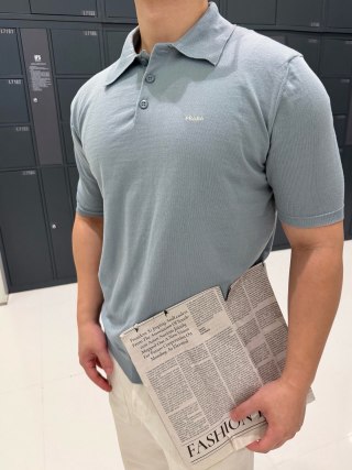 Light Grey Short Sleeve Polo Shirt view 7