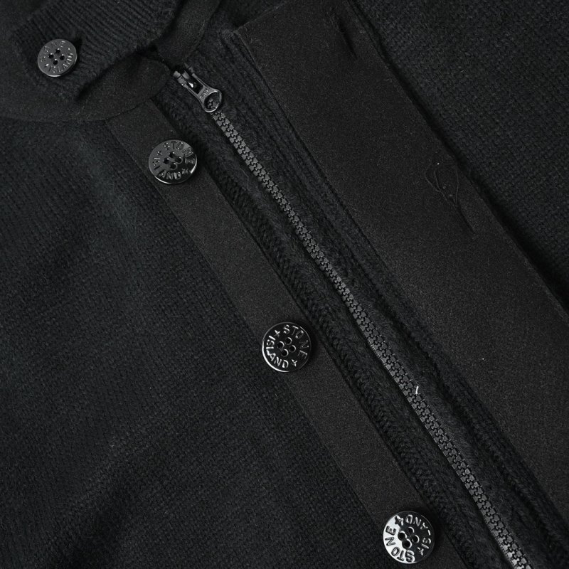Stone Island Black Nylon Overshirt Jacket view