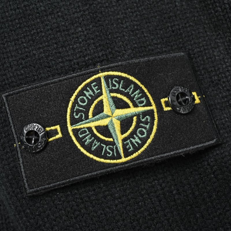 Stone Island Black Nylon Overshirt Jacket view