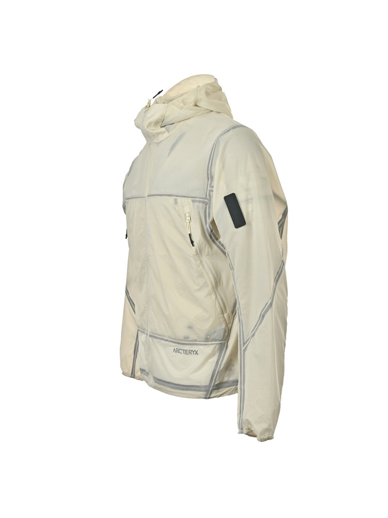 White Lightweight Sun Protection Windbreaker Jacket view