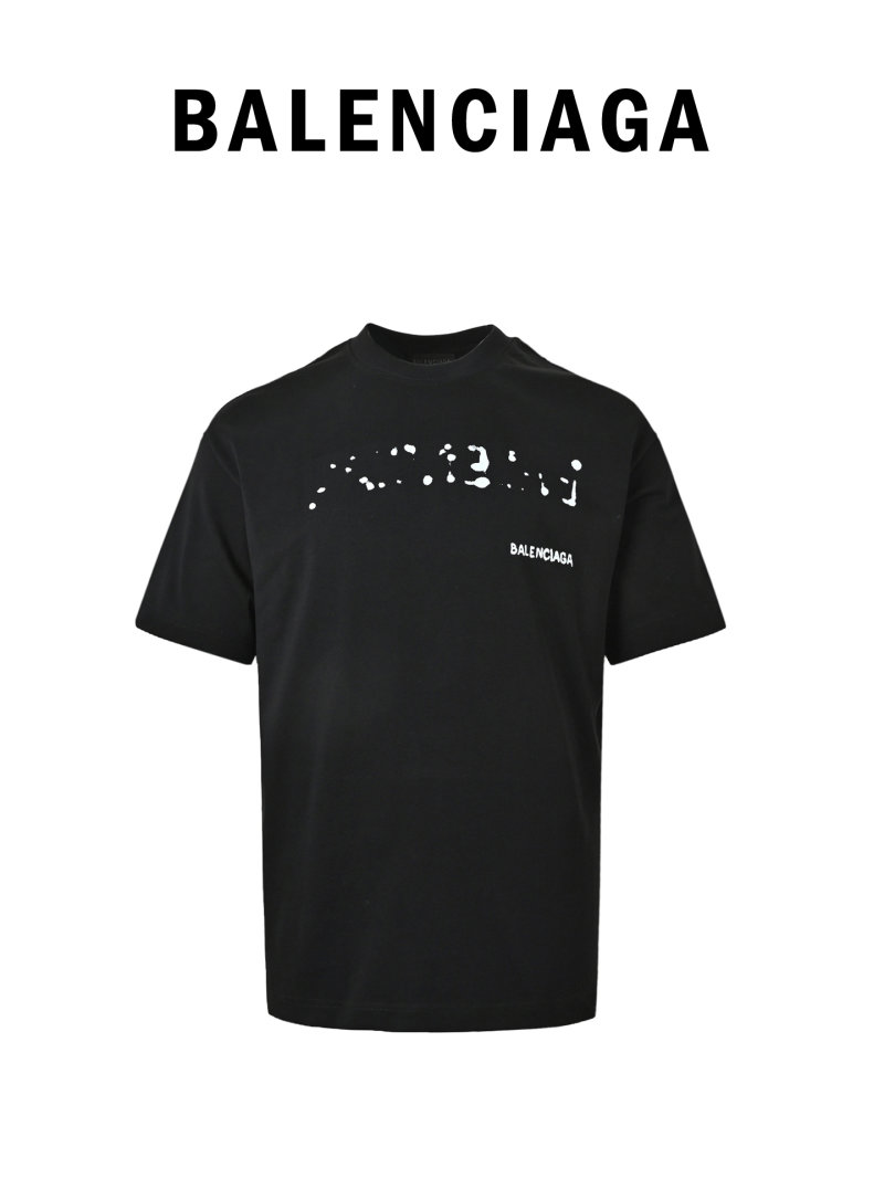 Black Studded Crew Neck T-Shirt view