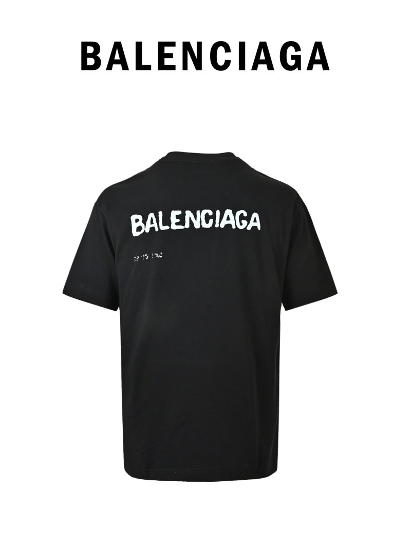 Black Studded Crew Neck T-Shirt view