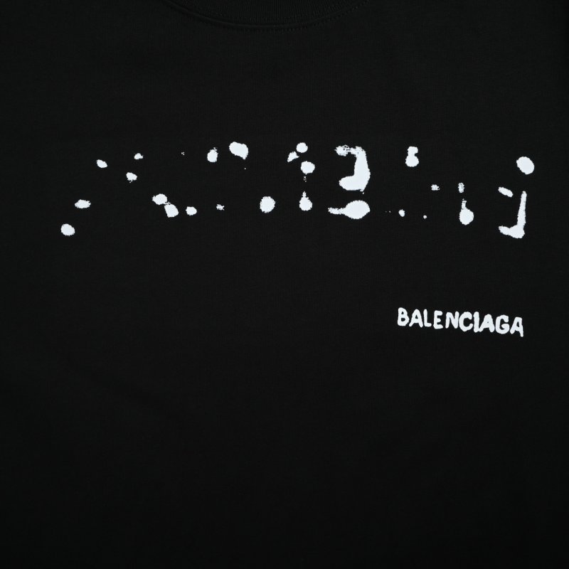 Black Studded Crew Neck T-Shirt view