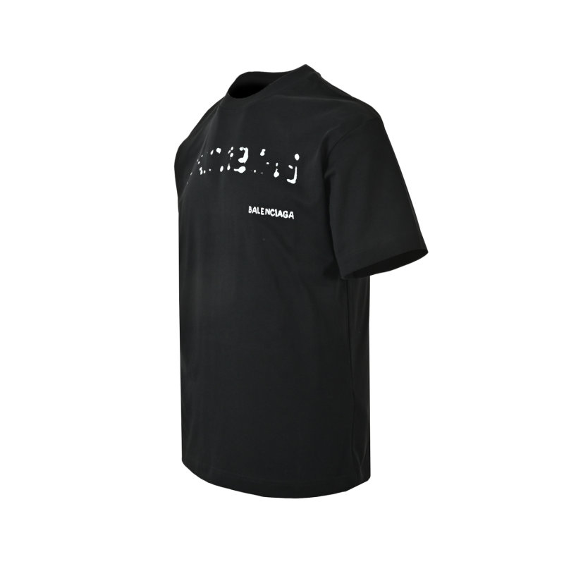 Black Studded Crew Neck T-Shirt view