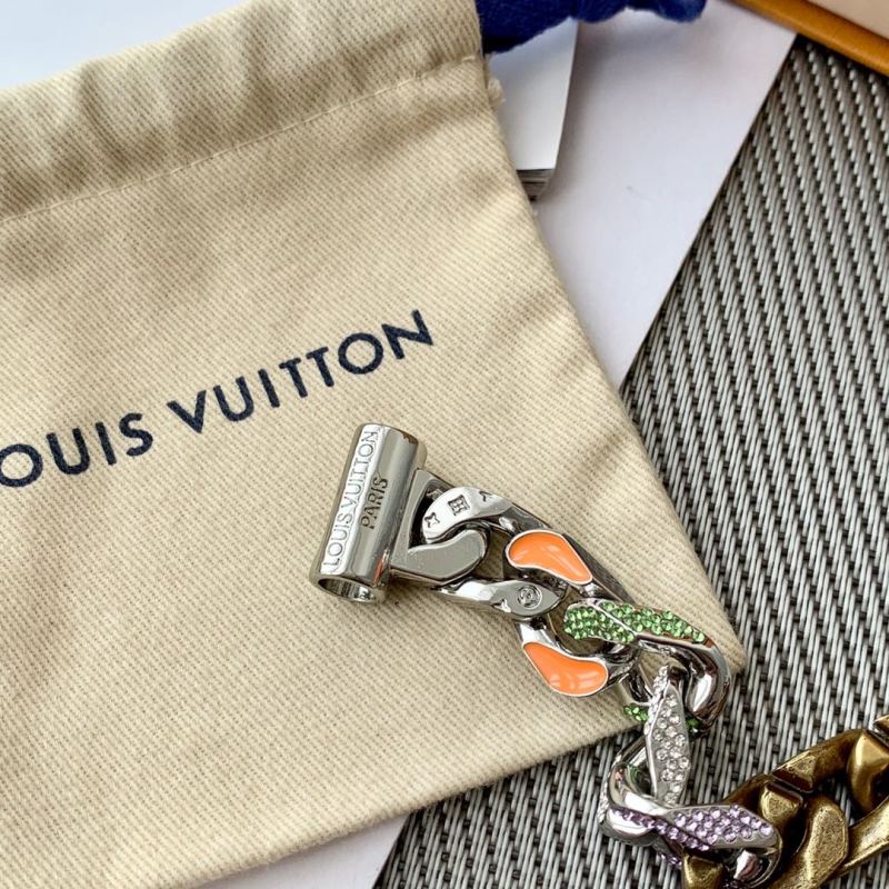 Louis Vuitton Monogram Crystal Blue Charm Bracelet view