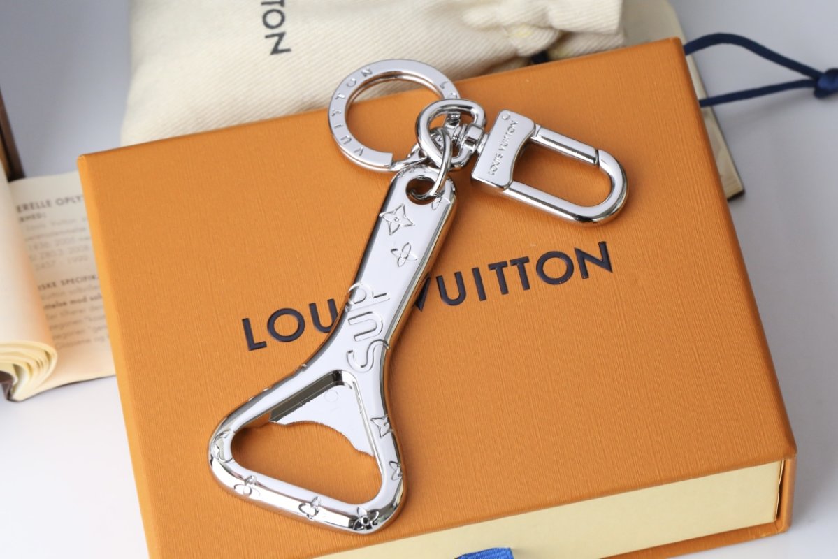 Louis Vuitton Bottle Opener Keychain Silver view