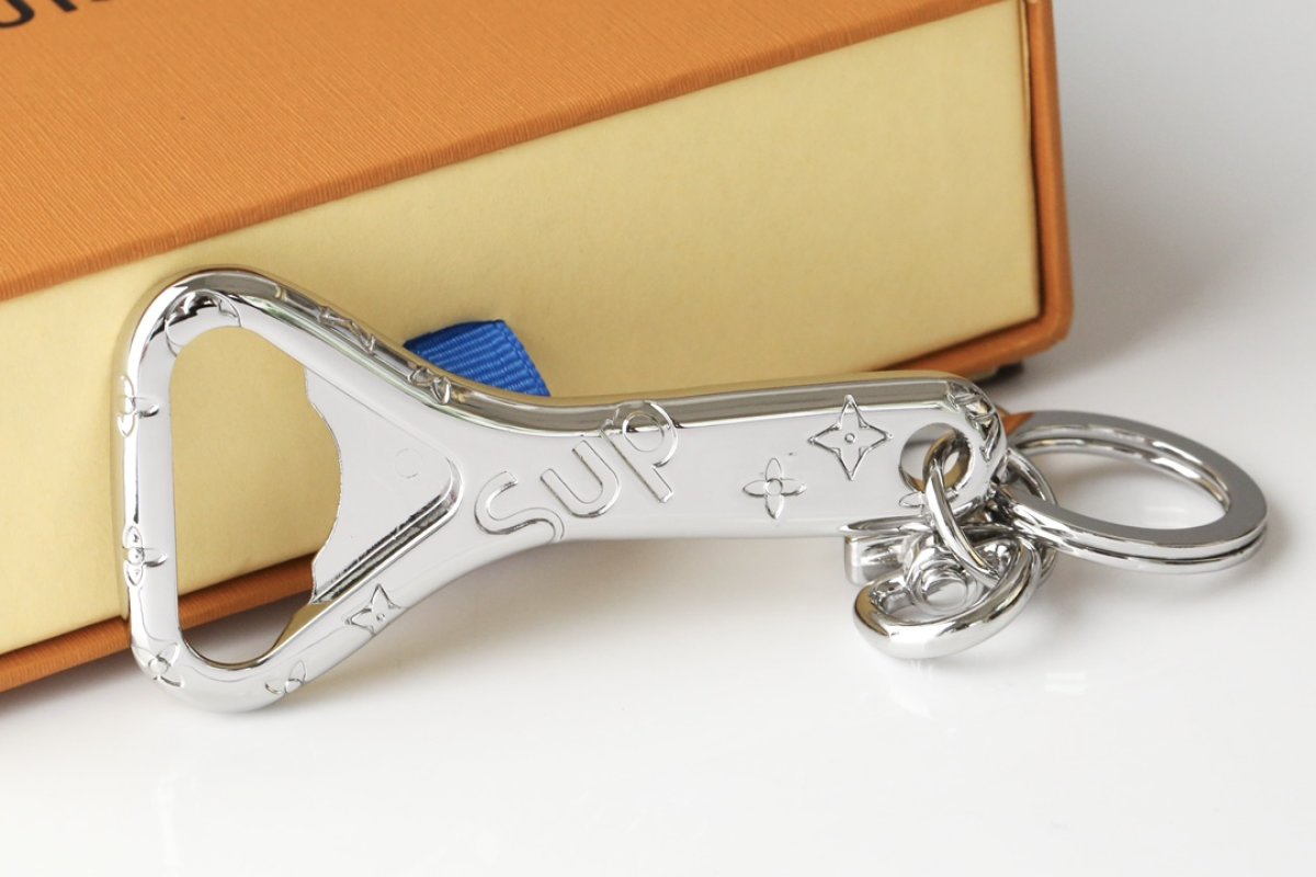 Louis Vuitton Bottle Opener Keychain Silver view