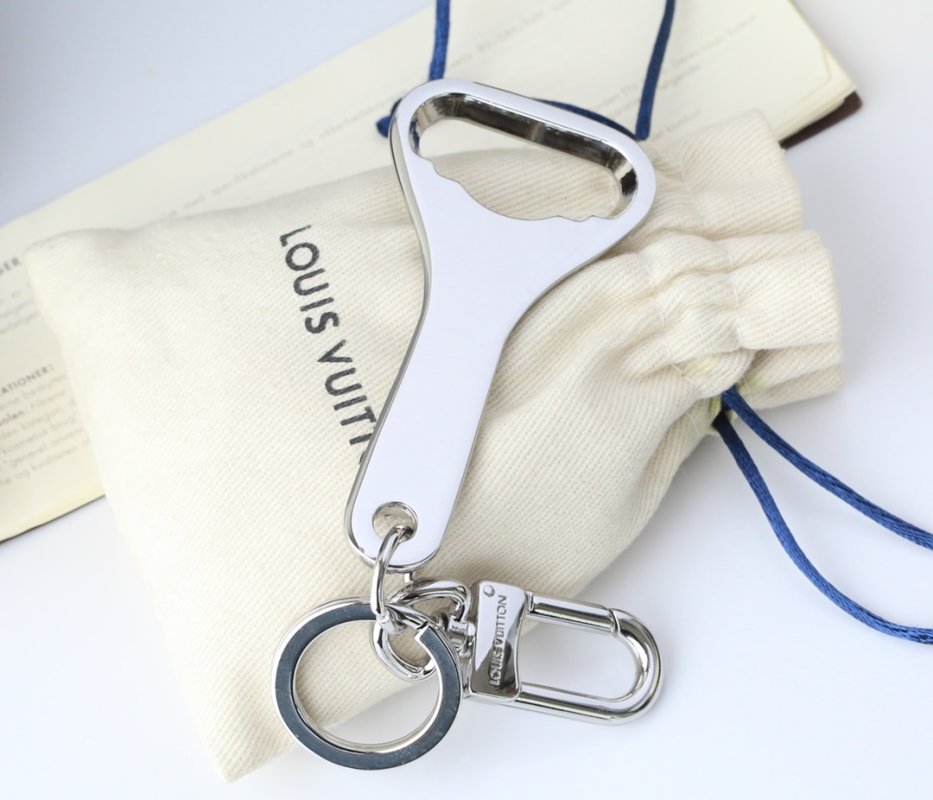 Louis Vuitton Bottle Opener Keychain Silver view