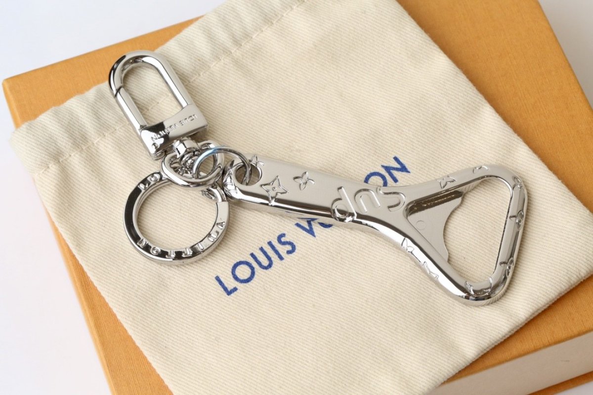 Louis Vuitton Bottle Opener Keychain Silver view