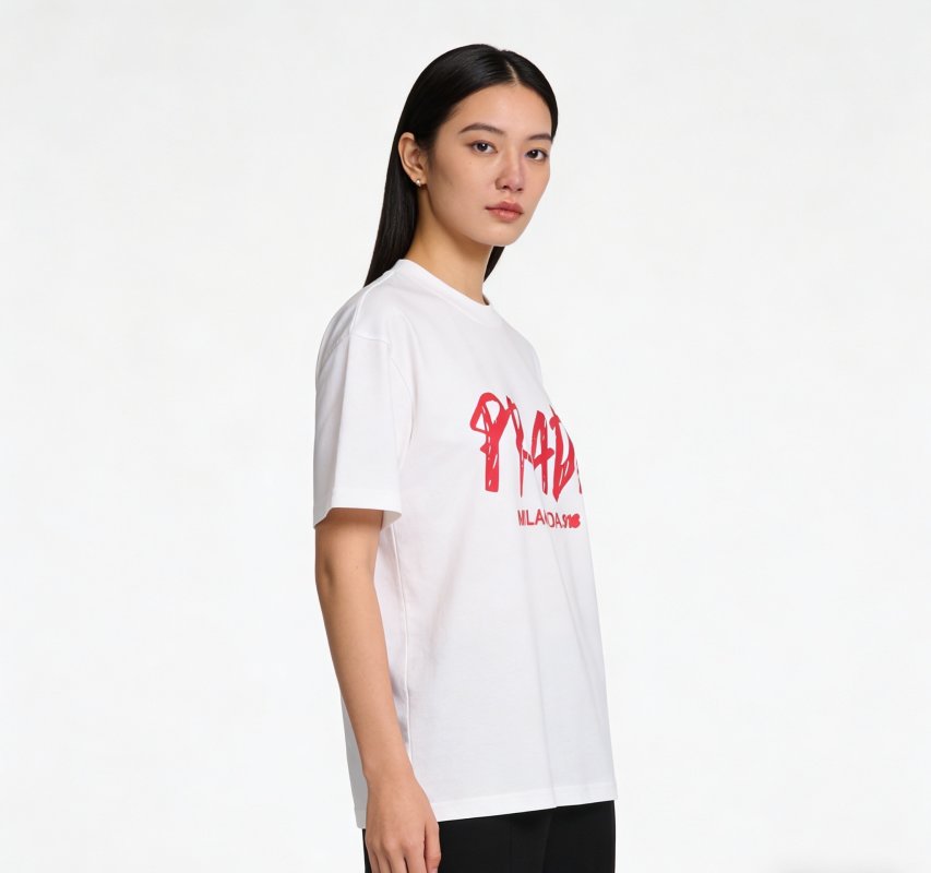 Prada Milano Graphic White T-Shirt view