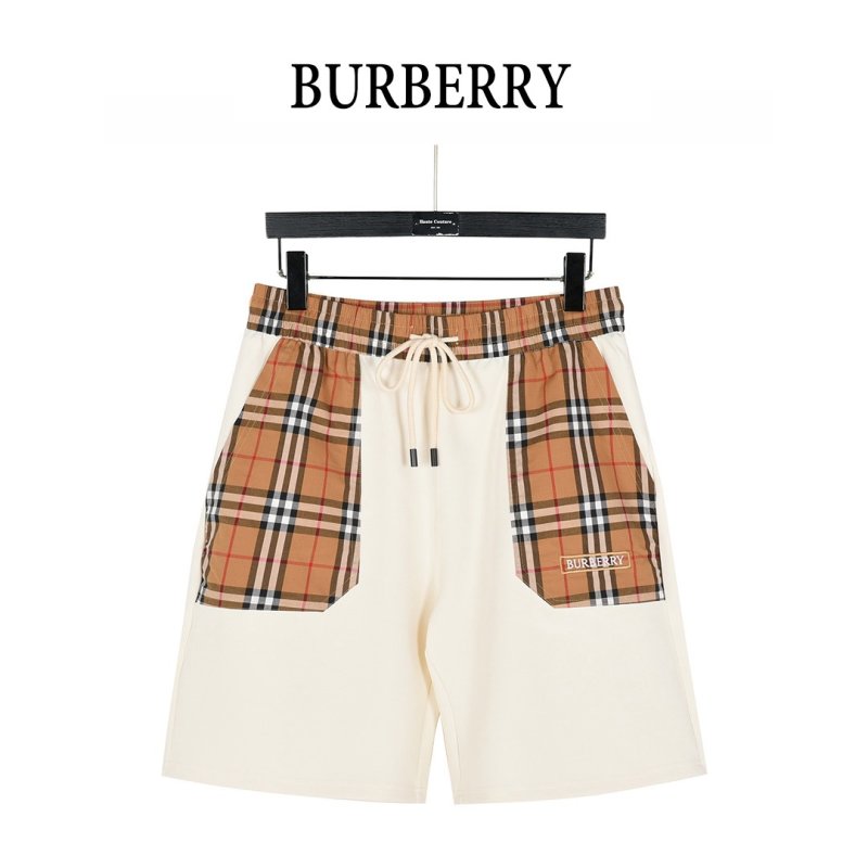 Burberry Vintage Check Pocket Shorts Cream