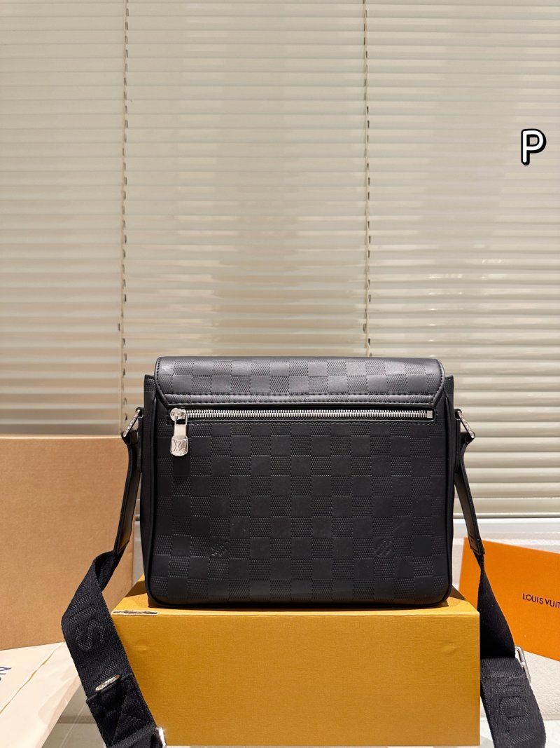 Louis Vuitton District PM Monogram Messenger Bag Black view