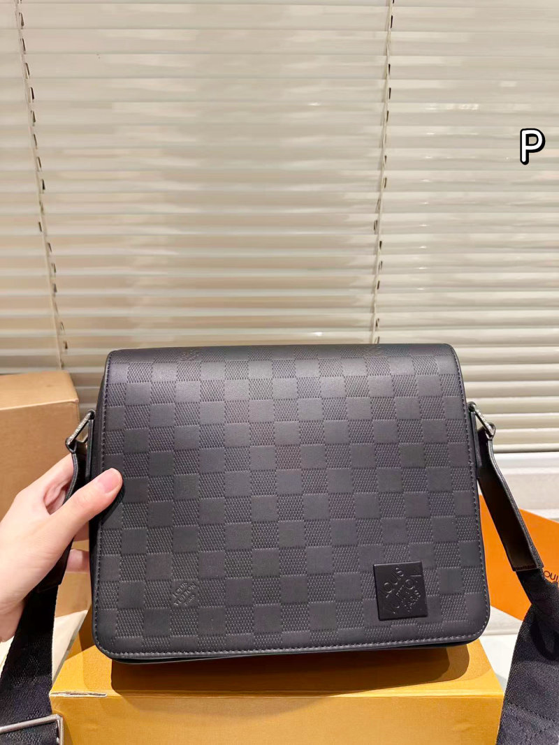 Louis Vuitton District PM Monogram Messenger Bag Black view