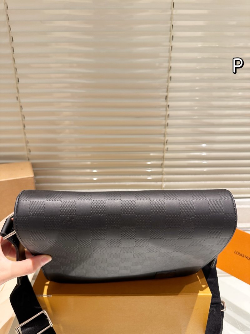 Louis Vuitton District PM Monogram Messenger Bag Black view