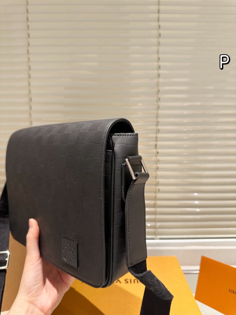 Louis Vuitton District PM Monogram Messenger Bag Black view