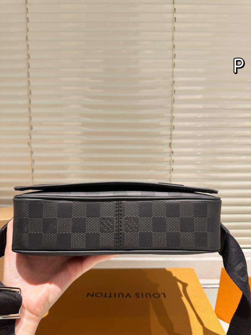 Louis Vuitton District PM Monogram Messenger Bag Black view