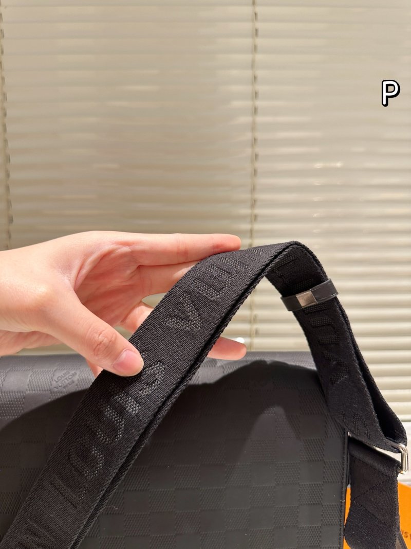 Louis Vuitton District PM Monogram Messenger Bag Black view