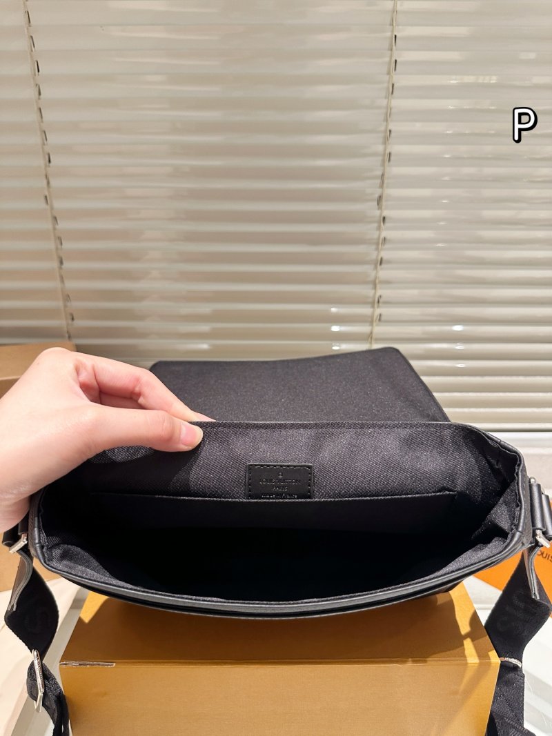 Louis Vuitton District PM Monogram Messenger Bag Black view