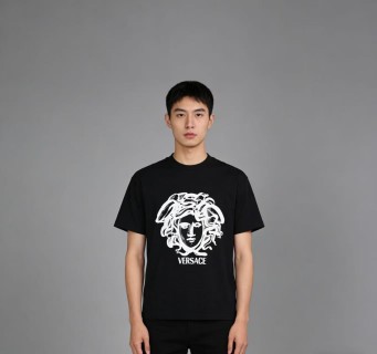 Versace Medusa Head Black Short Sleeve T-Shirt view 4
