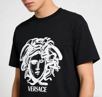 Versace Medusa Head Black Short Sleeve T-Shirt view 6