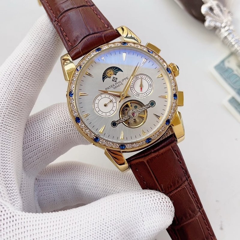 Patek Philippe Gold Automatic Chronograph Watch 42mm