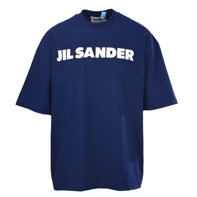 Navy Blue Oversized Graphic Print T-Shirt view