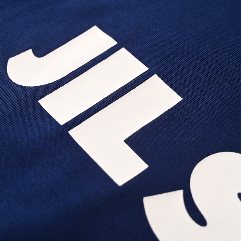 Navy Blue Oversized Graphic Print T-Shirt view