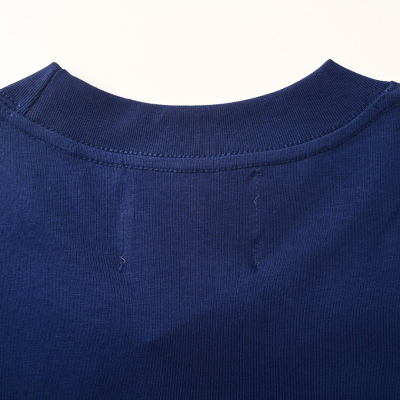 Navy Blue Oversized Graphic Print T-Shirt view