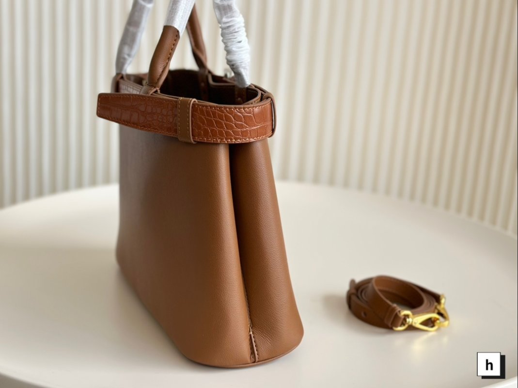 Prada Belt Bag Cognac Leather with Removable Strap view